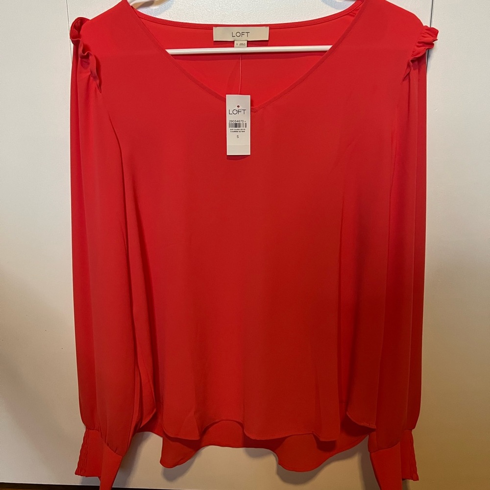 Coral Pink Loft Blouse